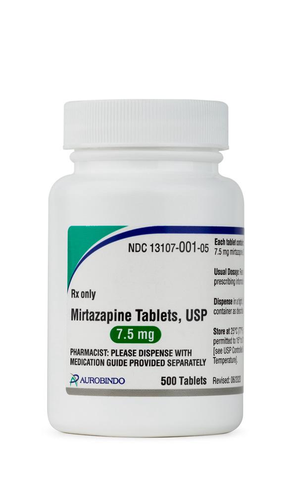 cost of mirtazapine